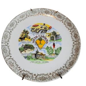 South carolina State Plate ceasars head greenville vintage